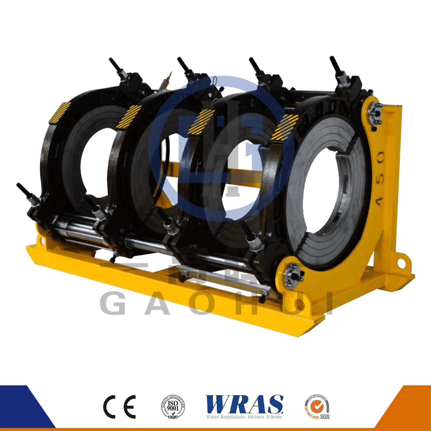 450 Hydraulische semi-automatische warmtefusie HDPE-buis lasmachine