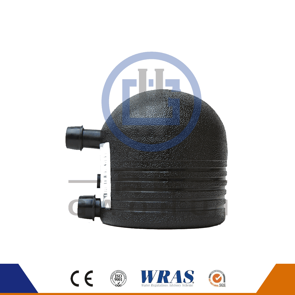 HDPE -gevormde elektro -fusie einddop HDPE -buisuiteinde voor watervoorziening